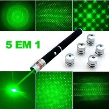 Caneta Laser Verde de Forte Alcance – Recarregável – Tecnologia Avançada