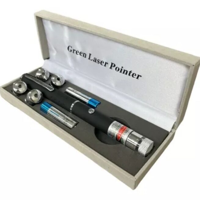 Caneta Laser Verde de Forte Alcance – Recarregável – Tecnologia Avançada