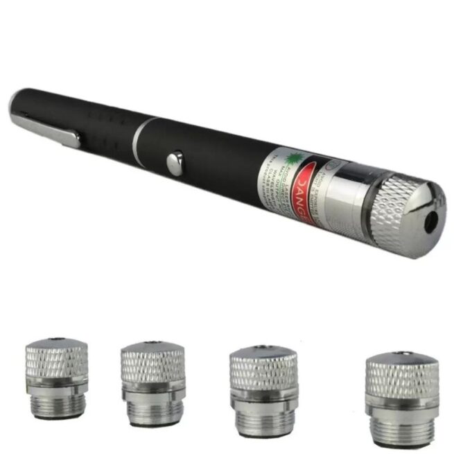 Caneta Laser Verde de Forte Alcance – Recarregável – Tecnologia Avançada