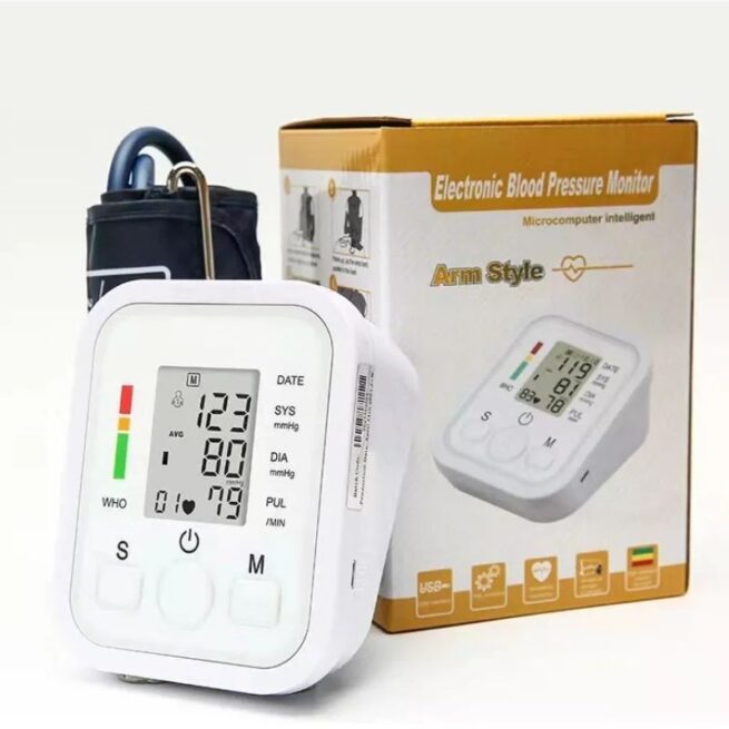 Monitor Digital de Pressão Arterial – Fácil de Usar e Preciso