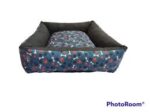 Cama Pet Quadrada Estampada para Cães e Gatos - Cores Sortidas