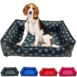 Cama Pet Quadrada Estampada para Cães e Gatos - Cores Sortidas