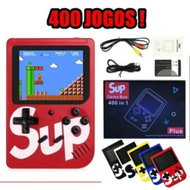 Mini Game SUP Game Box 400 em 1 – ON-5702 – Cores Sortidas