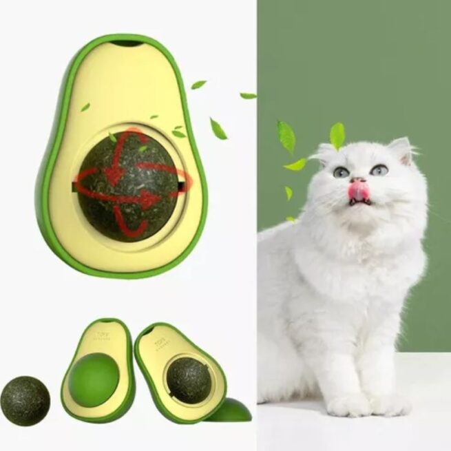 Brinquedo para Gatos Abacate com Catnip
