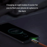 Cabo Carregador Turbo Premium Tipo-C - Laranja