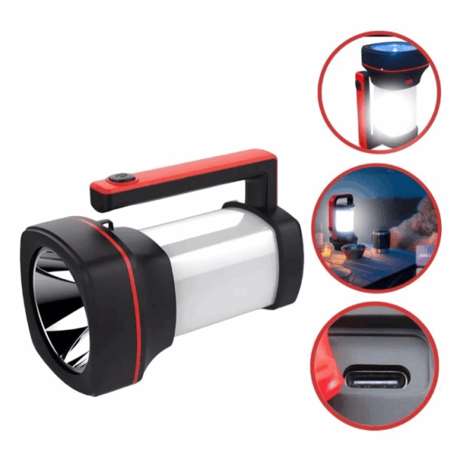 Lanterna Super Potente Recarregável DS12964