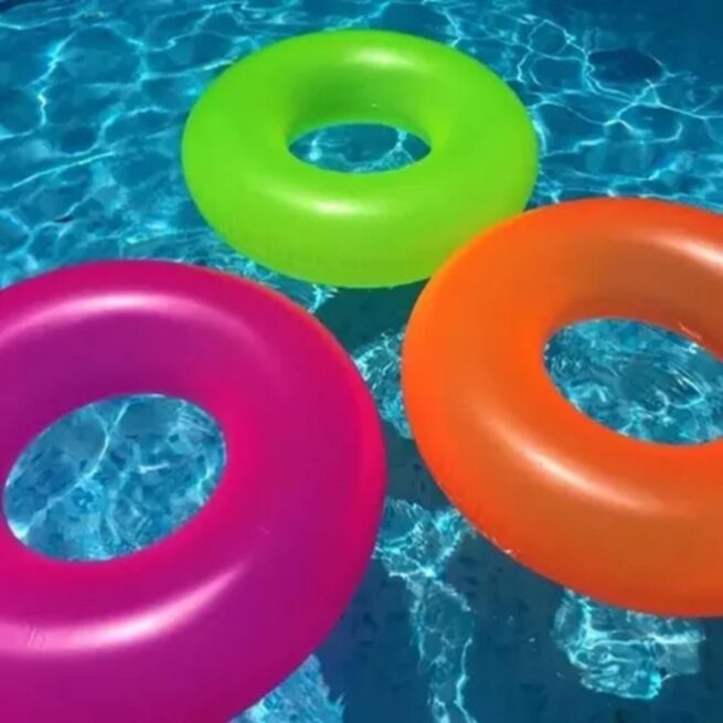 Boia Inflável Neon Infantil e Adulto 90cm