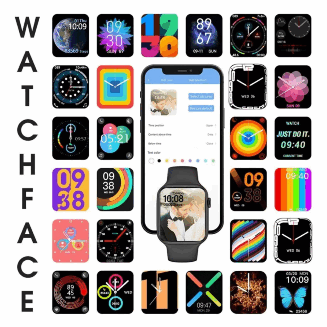 Smartwatch S8 Pro Series 8 – Rosa – Design Moderno e Funções Inteligentes