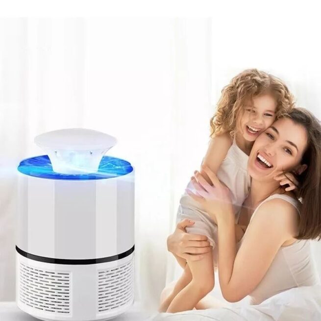 Repelente Elétrico Mata Mosquito e Pernilongo Bivolt - Preto/Branco