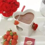 Aparelho Fondue Cerâmica 7 Peças Coração Herstal 320ml – Cores Sortidas
