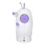 Mini Máquina de Costura Elétrica Portátil MiniSewing Machine SM-202A - Branco