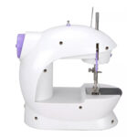 Mini Máquina de Costura Elétrica Portátil MiniSewing Machine SM-202A - Branco