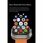 Relógio Smartwatch GS9 Ultra Mini 41mm com 2 Pulseiras – Preto