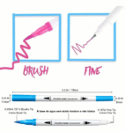 Kit Livro Colorir Bobbie Goods (Roxo) + 80 Canetas - Com Maletinha