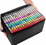 Kit Livro para Colorir Bobbie Goods (Roxo) + 120 Canetas Coloridas