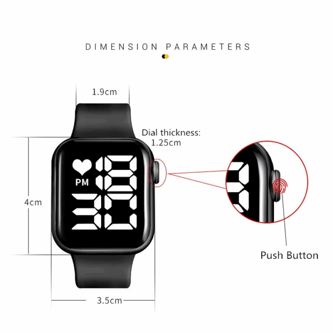 Relógio Digital SKMEI Resistente à Água – Branco – Design e Funcionalidade