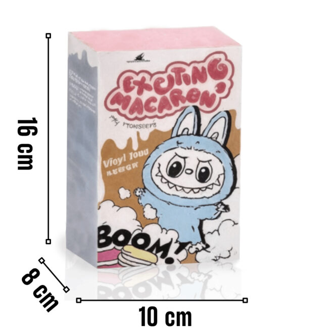 Kit Geração 1 com Caixa e Roupas – Labubu Monstros Mini Pelúcias Colecionáveis + Roupa – Sortidos