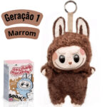 Kit Geração 1 com Caixa e Roupas – Labubu Monstros Mini Pelúcias Colecionáveis + Roupa – Sortidos