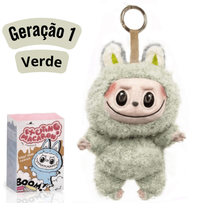 Kit Geração 1 com Caixa e Roupas – Labubu Monstros Mini Pelúcias Colecionáveis + Roupa – Sortidos
