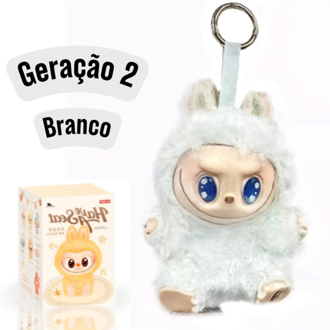 Kit com Caixa + Roupas Geração 2 – Labubu Monstros Pingente Colecionável Personalizável + 1 Roupa Sortida