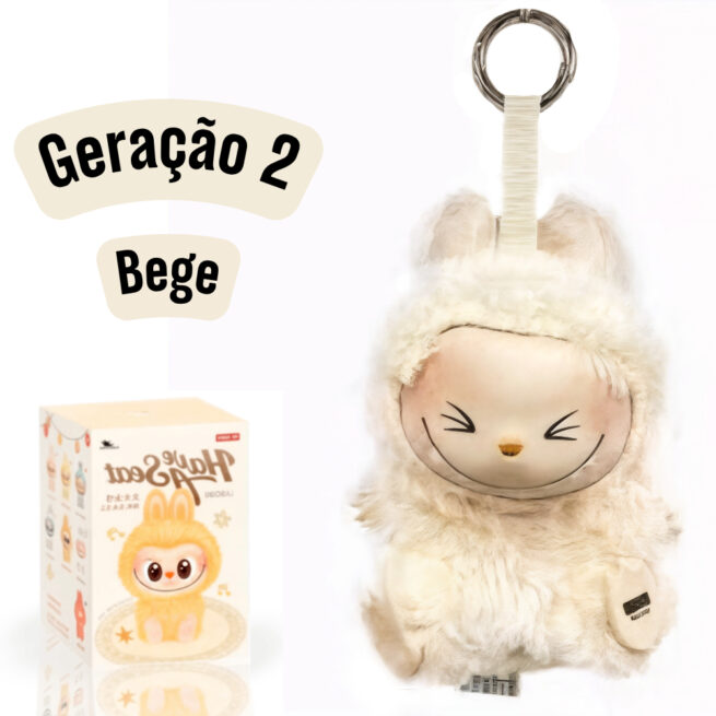 Kit com Caixa + Roupas Geração 2 – Labubu Monstros Pingente Colecionável Personalizável + 1 Roupa Sortida