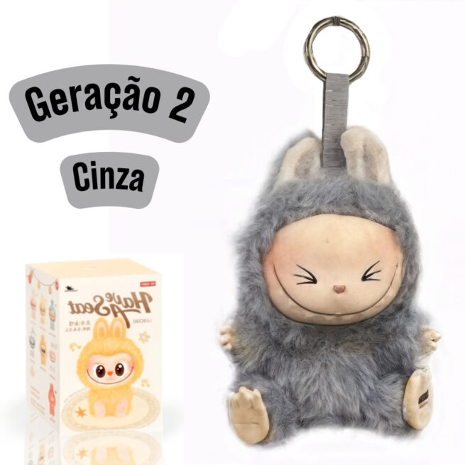 Kit com Caixa + Roupas Geração 2 – Labubu Monstros Pingente Colecionável Personalizável + 1 Roupa Sortida