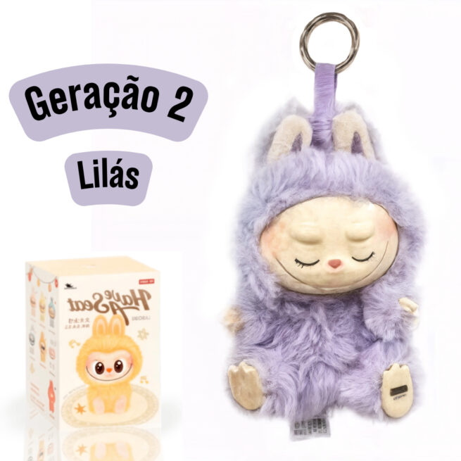 Kit com Caixa + Roupas Geração 2 – Labubu Monstros Pingente Colecionável Personalizável + 1 Roupa Sortida