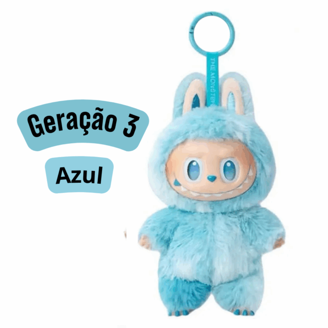 Kit Geração 3 Sem Caixa com Roupas – Labubu Monstros Mini Pelúcias Colecionáveis + Roupa – Sortidos