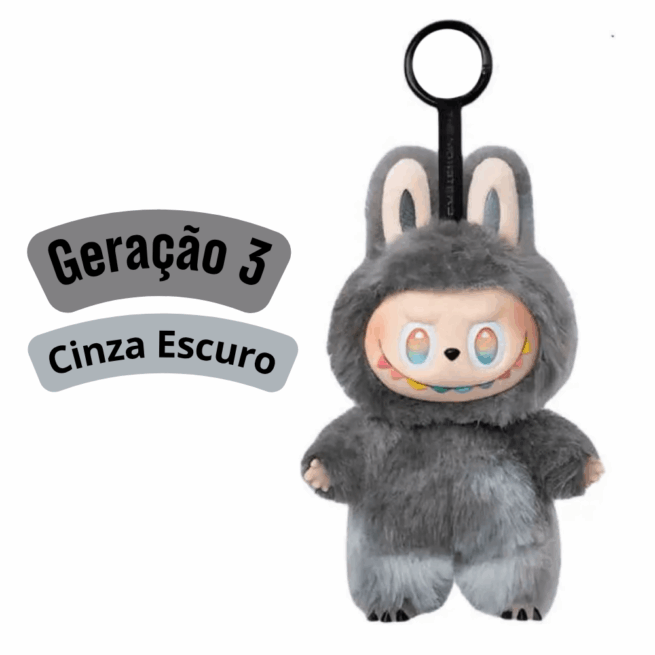 Kit Geração 3 Sem Caixa com Roupas – Labubu Monstros Mini Pelúcias Colecionáveis + Roupa – Sortidos