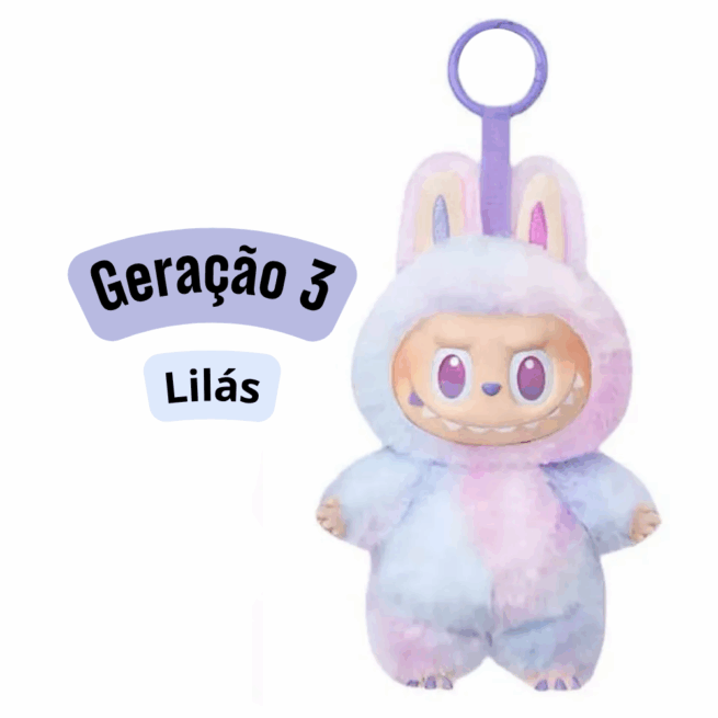 Kit Geração 3 Sem Caixa com Roupas – Labubu Monstros Mini Pelúcias Colecionáveis + Roupa – Sortidos