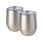 Personalizado - Copo Cuia Térmico Inox 360 ml com Tampa Antivazamento – Cinza