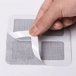 4 Pacotes com 10 Telas Protetoras para Ralos com Adesivo Descartável