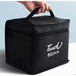 Conjunto de Canetas Coloridas Ponta Dupla 80 Peças com Estojo – Versão Preto ou Branco