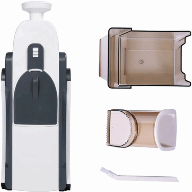 5 em 1 Cortador de Legumes Multifuncional (Cores Sortidas) - Praticidade na Cozinha