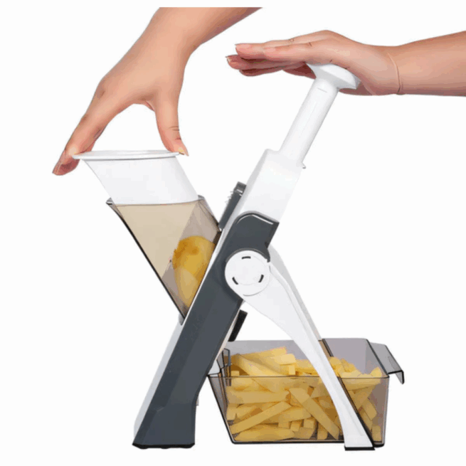 5 em 1 Cortador de Legumes Multifuncional (Cores Sortidas) - Praticidade na Cozinha