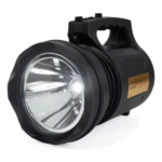 T6 LANTERNA BIVOLT - Holofote LED PRETO 30W TD-6000A Recarregável Pesca Trilha Camping- BM-6000