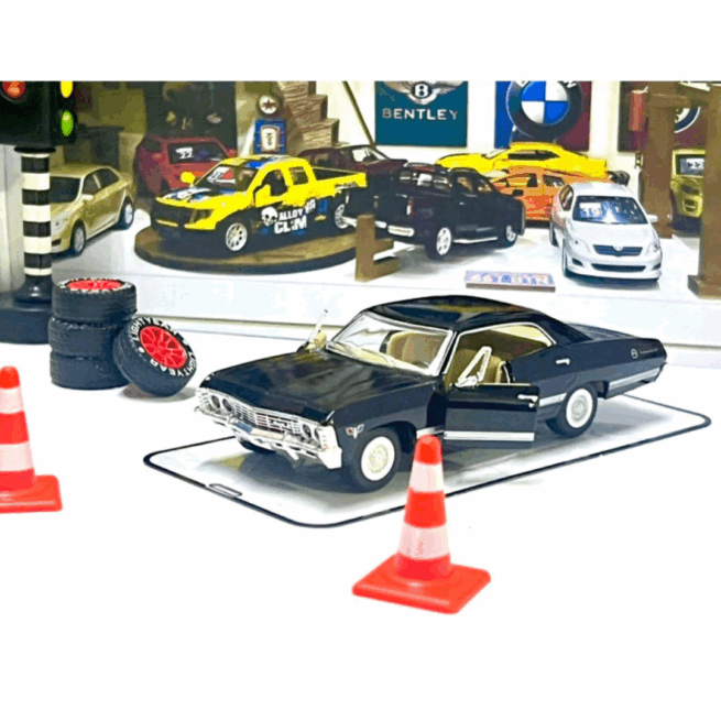 MINIATURA - Impala Carro de Colecionável - Cor Preto