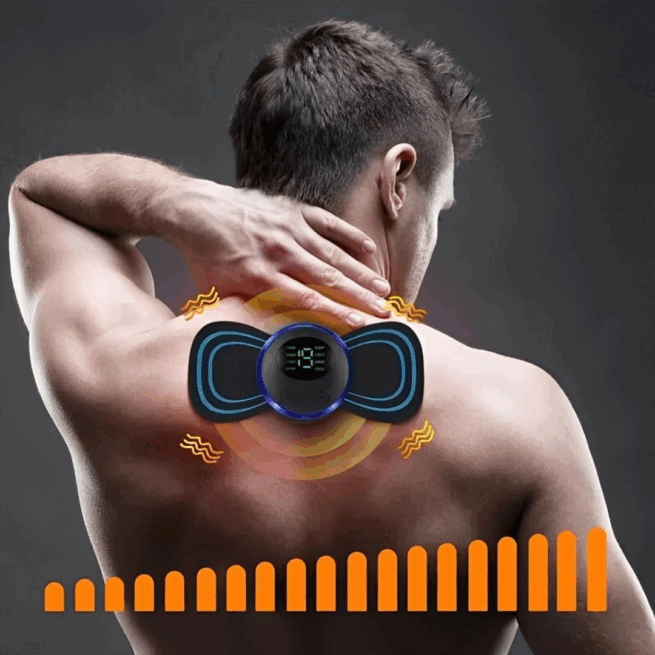 Mini Massageador Elétrico Portátil Cervical USB