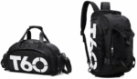Bolsa Esportiva Multifuncional T60 Preto – Versátil e Resistente