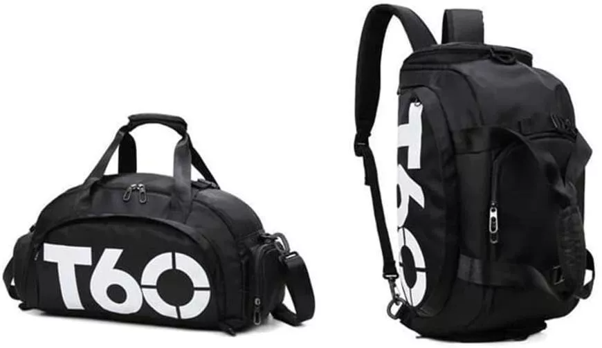 Bolsa Esportiva Multifuncional T60 Preto – Versátil e Resistente