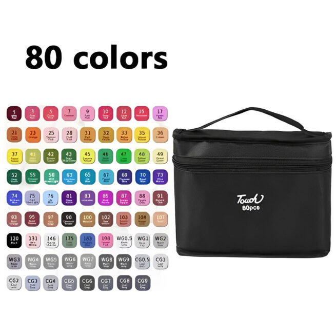 Kit Livro para Colorir Bobbie Goods Rosa com 80 Canetas – Diversão e Criatividade