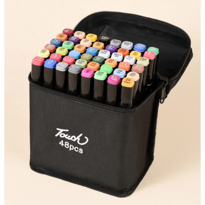 Kit Livro Colorir Bobbie Goods - Rosa - 48 Canetas - Diversão e cor para as crianças