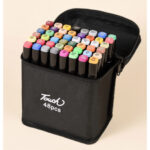 Kit Livro Colorir Bobbie Goods - Azul - 48 Canetas - Estímulo à criatividade