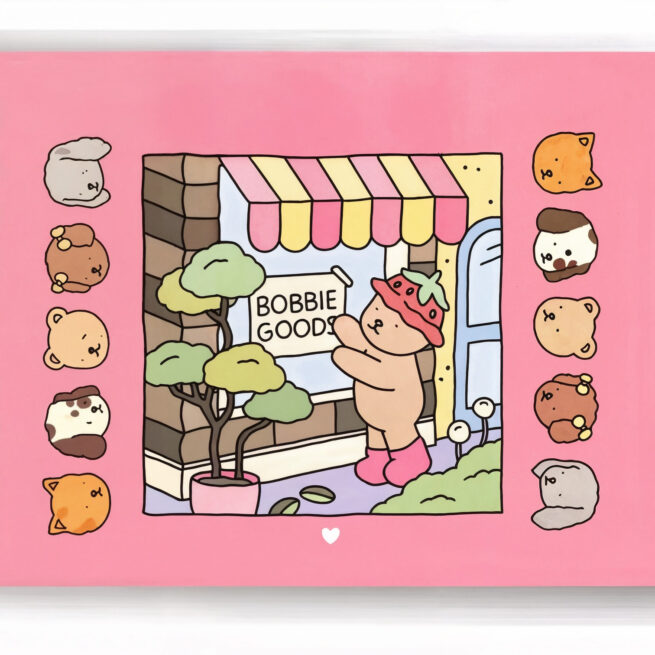 Kit Livro Colorir Bobbie Goods - Rosa - 48 Canetas - Diversão e cor para as crianças