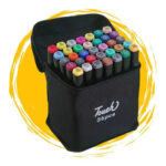 Kit Livro Colorir Bobbie Goods - Rosa - 36 Canetas - Cores vibrantes para crianças