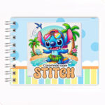 Kit Livro para Colorir Lilo Stitch Azul com 36 Canetas – Estímulo Criativo