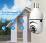 Câmera Lâmpada de Segurança Wi-fi IP 360° - Monitoramento Total Sem Fio