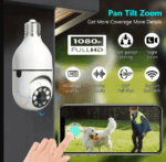 Câmera Lâmpada de Segurança Wi-fi IP 360° - Monitoramento Total Sem Fio