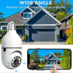 Câmera Lâmpada de Segurança Wi-fi IP 360° - Monitoramento Total Sem Fio