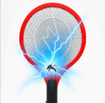 Raquete Elétrica Mata Mosquito e Insetos Recarregável - Proteção Eficiente Contra Dengue (Cores Sortidas)